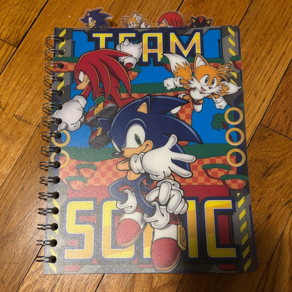 Sonic the Hedgehog Spiral Notebook